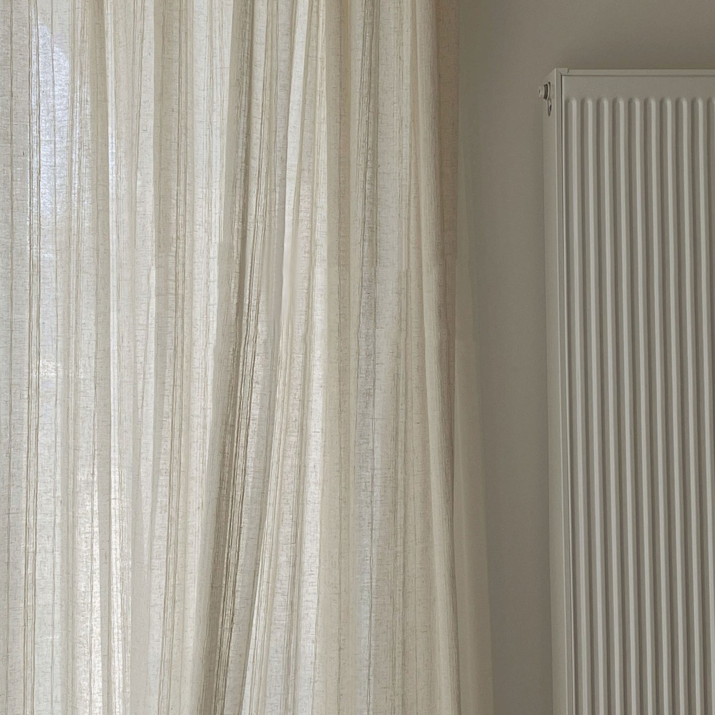Striped Linen Curtain | French Vintage Style - Price per meter