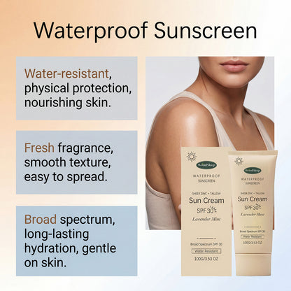 WoodSleep Waterproof Sunscreen SPF30 – Lavender Mint