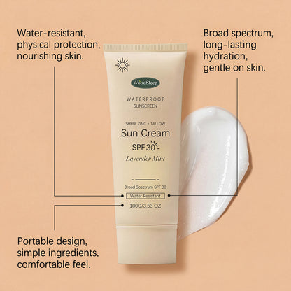 WoodSleep Waterproof Sunscreen SPF30 – Lavender Mint