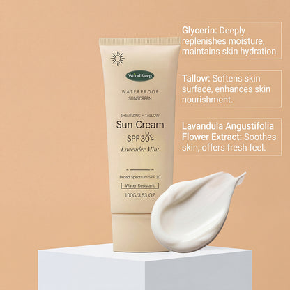 WoodSleep Waterproof Sunscreen SPF30 – Lavender Mint