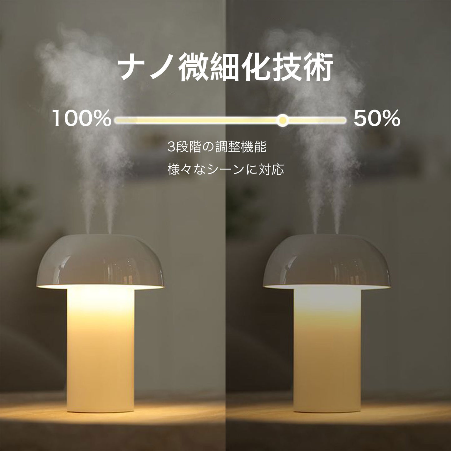 デュアルノズル噴霧