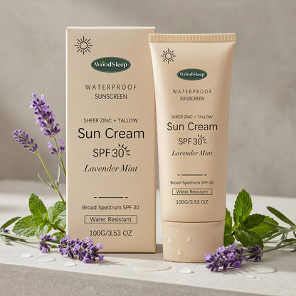 WoodSleep Waterproof Sunscreen SPF30 – Lavender Mint