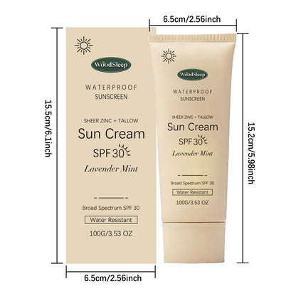 WoodSleep Waterproof Sunscreen SPF30 – Lavender Mint