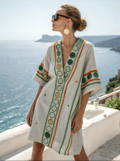 Women's V-Neck Dress | Beach, Resort, Summer