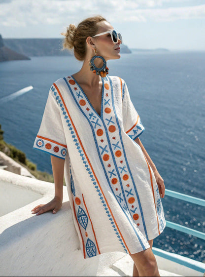 Women's V-Neck Dress | Beach, Resort, Summer