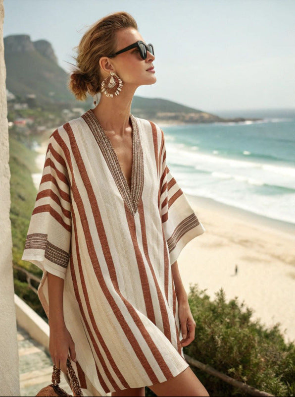 Women's V-Neck Dress | Beach, Resort, Summer