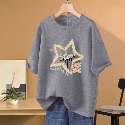 お腹の出た女性向け ポリエステル混紡 シンプルカジュアル トップス 女性用 ロングスリーブ フリーサイズ 細見え効果 落ち着いたデザイン