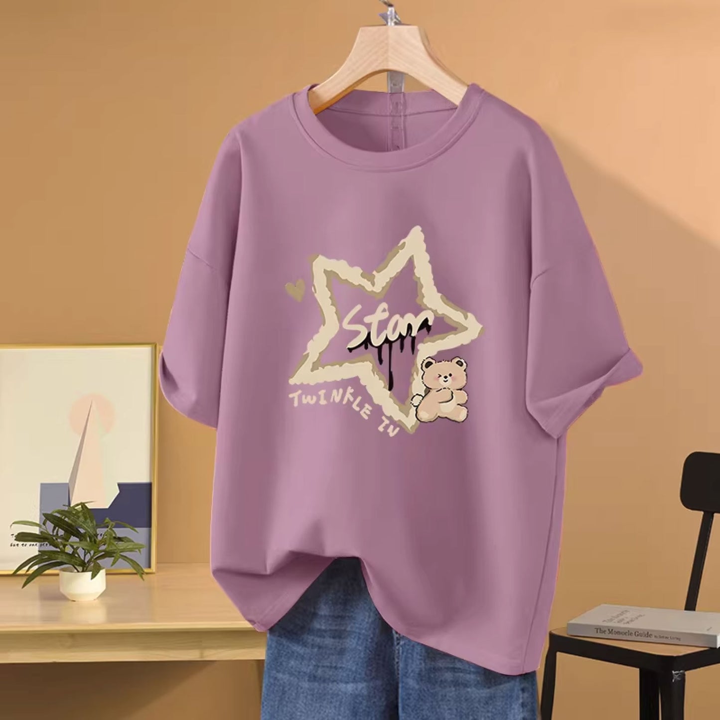 お腹の出た女性向け ポリエステル混紡 シンプルカジュアル トップス 女性用 ロングスリーブ フリーサイズ 細見え効果 落ち着いたデザイン