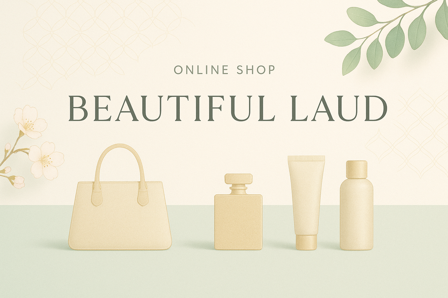 Beautiful Laud オンラインショップ　高級感　爽やかな雰囲気